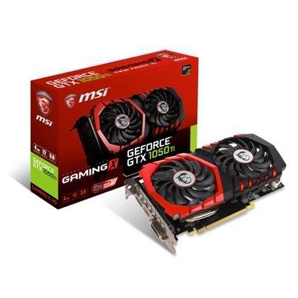 MSI NVIDIA GTX1050 Ti GAMING X 4G